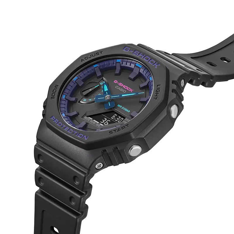 Casio G-Shock Virtual Reality Black Dial Men's Watch | GA-2100VB-1A