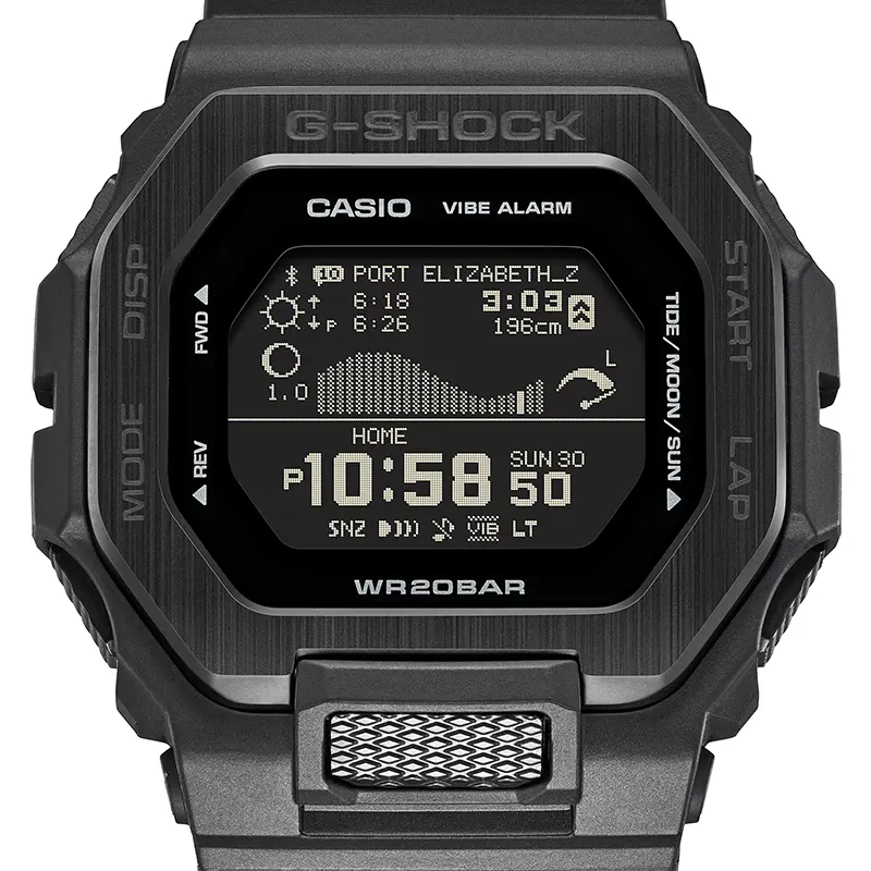 Casio G-Shock GBX-100NS-1 G-LIDE (Bluetooth) Black Dial Men's Watch