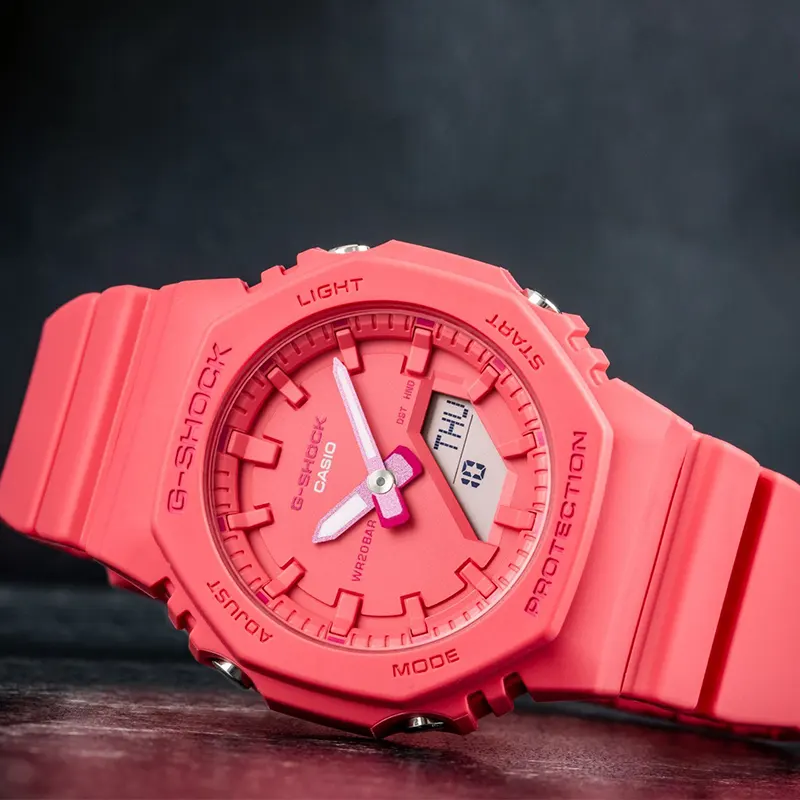 Casio G-Shock Bright Pink Ladies Watch | GMA-P2100-4A