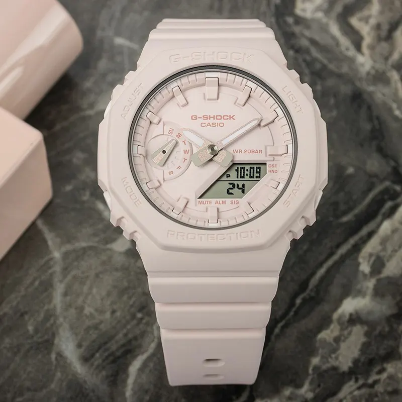 Casio G-Shock Carbon Core Guard Rose Pink Watch | GMA-S2100BA-4A