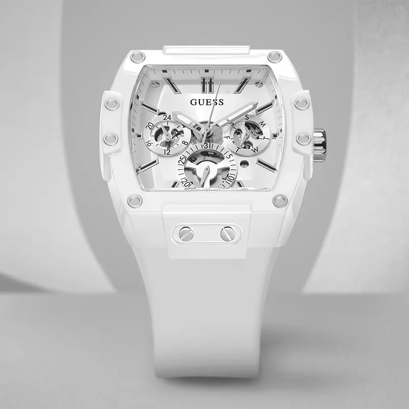 Guess Phoenix Multi-Function Silver Dial Men’s Watch | GW0203G2