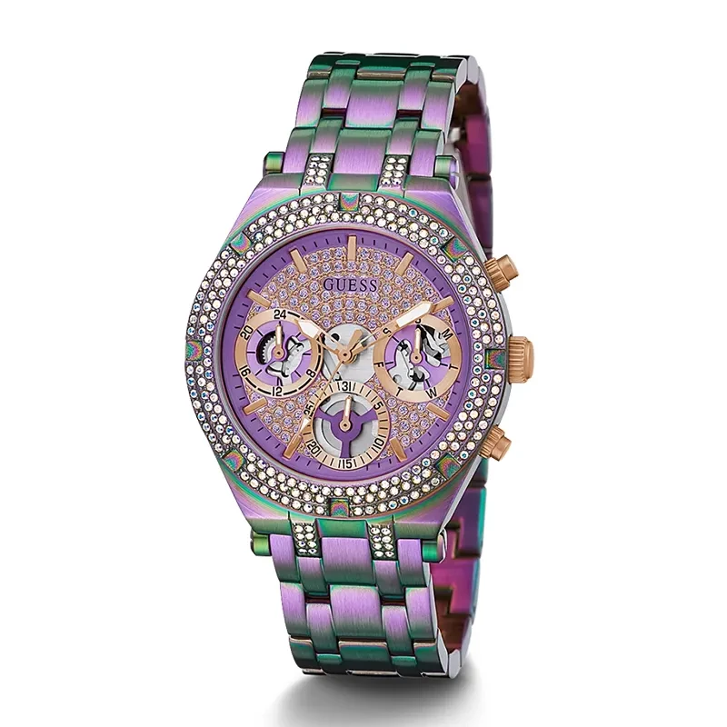 Guess Iridescent Heiress Rainbow Multi-function Ladies Watch | GW0440L3
