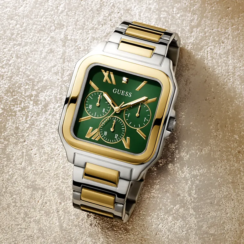 Guess Integrity Multi-function Green Dial Men’s Watch | GW0631G1