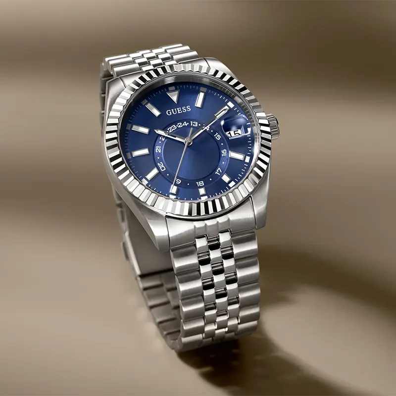 Guess Jaden Multi-Function Blue Dial Men’s Watch | GW0977G1
