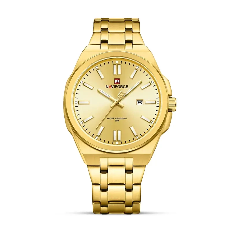 Naviforce NF9226 Gold Dial Gold-tone Men's Watch