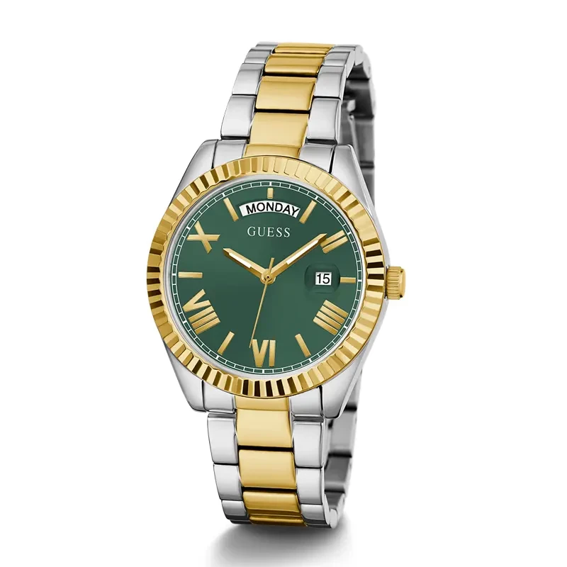 Guess Connoisseur Day/Date Green Dial Ladies Watch |GW0308L5