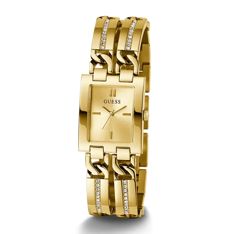 Guess Mod Gold-tone Champagne Dial Ladies Watch | GW0668L2