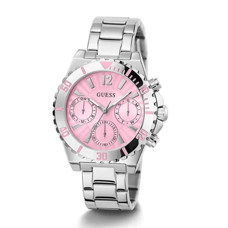 Guess Phoebe Multi-function Pink Dial Ladies Watch | GW0696L1