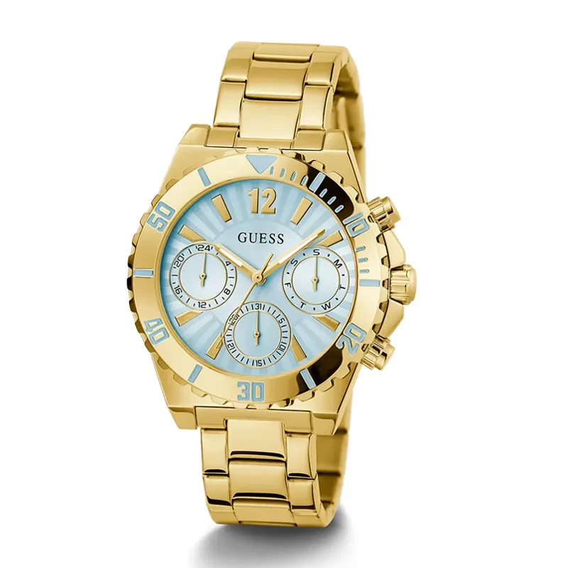 Guess Phoebe Multi-function Light Blue Dial Ladies Watch | GW0696L2