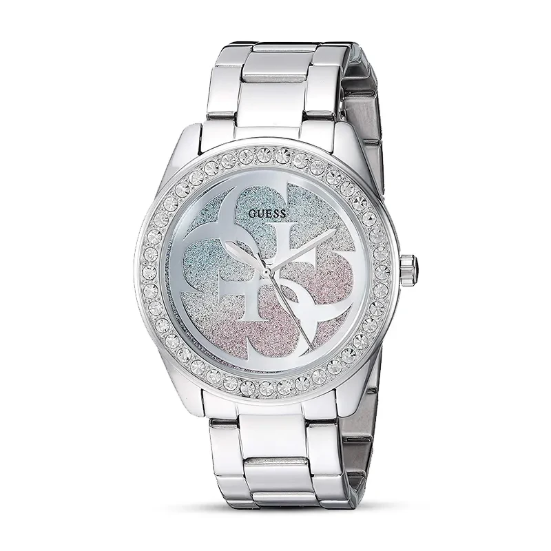 Guess G Twist Two-tone Dial Ladies Watch | W1201L1