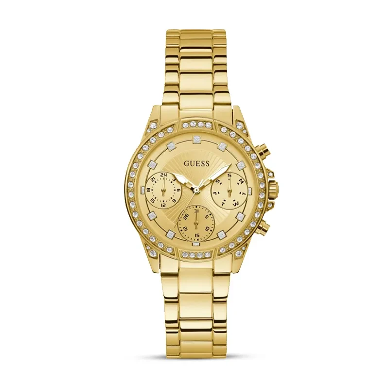 Guess Gemini Multifunction Gold Dial Ladies Watch | W1293L2