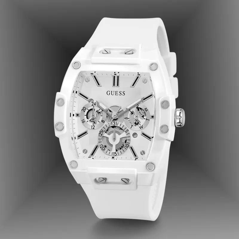 Guess Phoenix Multi-Function Silver Dial Men’s Watch | GW0203G2