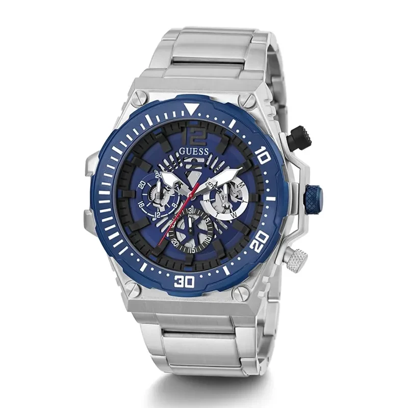 Guess Exposure Multi-Function Blue Dial Men’s Watch | GW0324G1