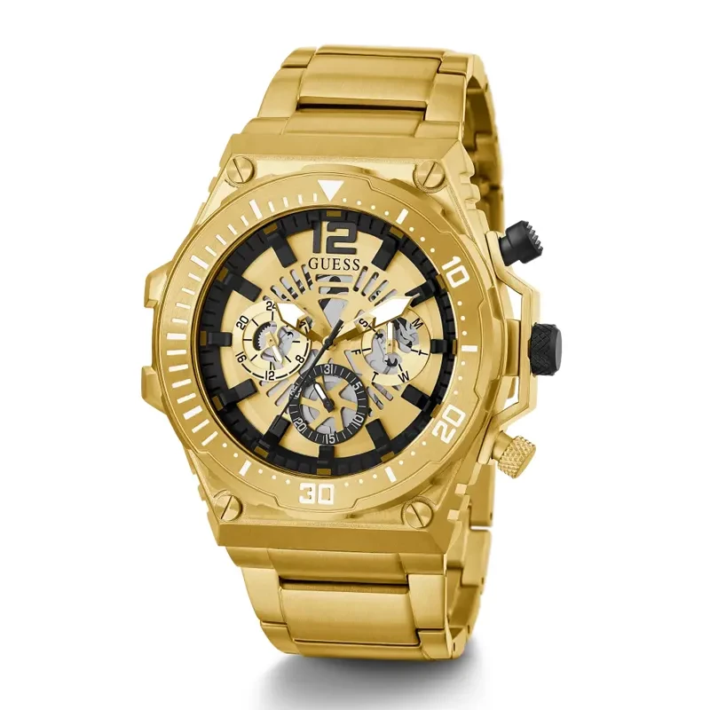 Guess Exposure Multi-Function Gold-tone Men’s Watch | GW0324G2