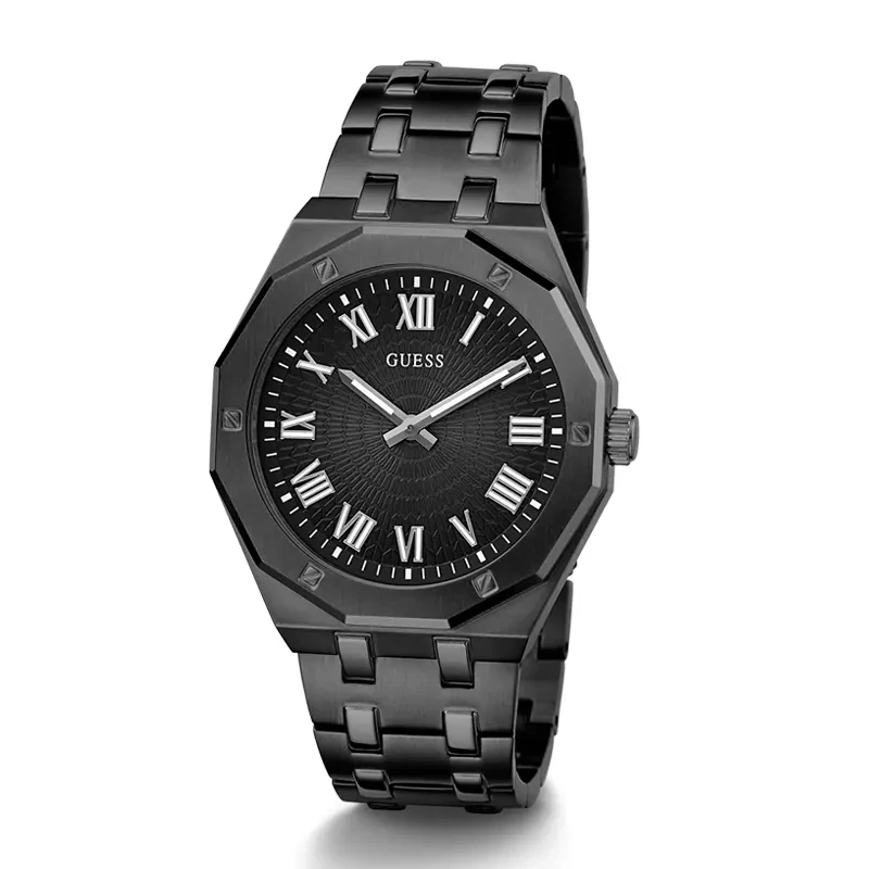 Guess Asset Black Sunray Dial Men's Watch | GW0575G3