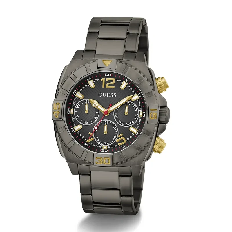 Guess Traction Gunmetal Multi-function Men’s Watch | GW0800G2