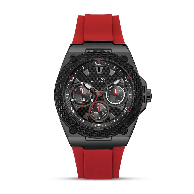 Guess Legacy Multi-function Black Dial Men’s Watch | W1049G6