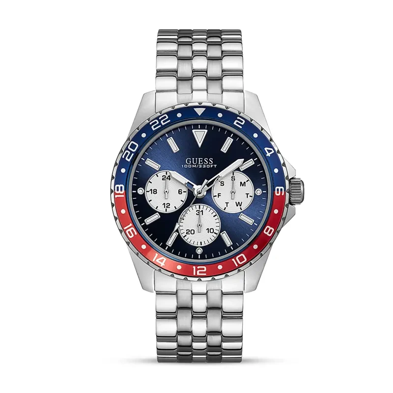 Guess Odyssey Pepsi Bezel Blue Dial Men's Watch | W1107G2