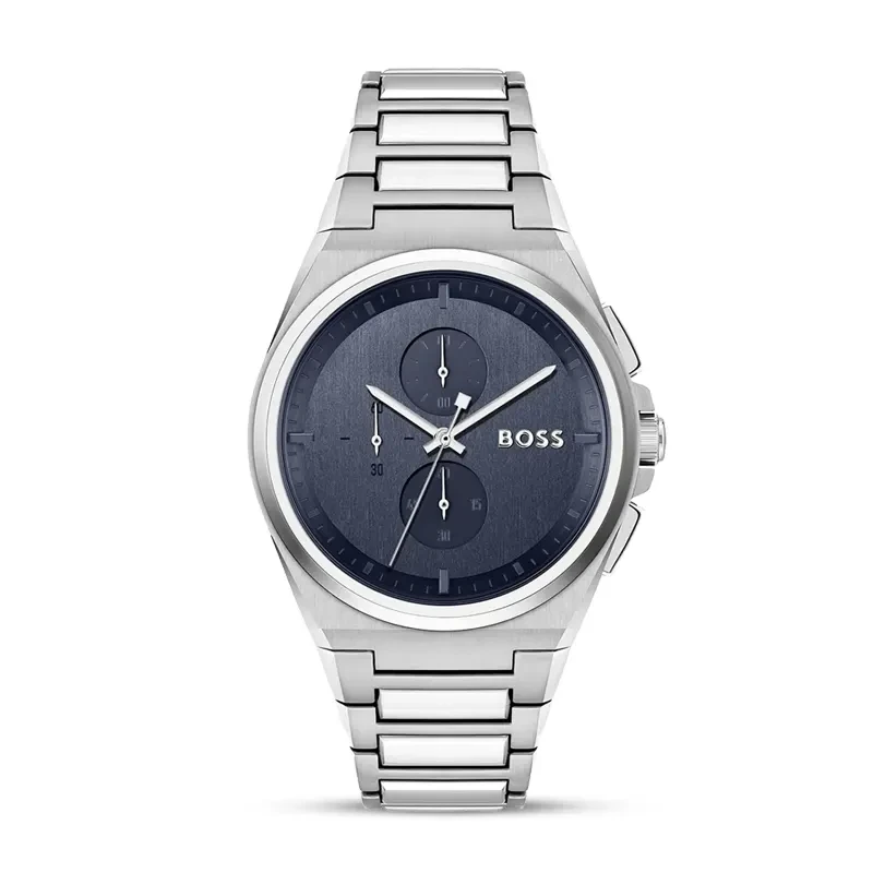Hugo Boss Steer Chronograph Blue Dial Men's Watch | 1514048