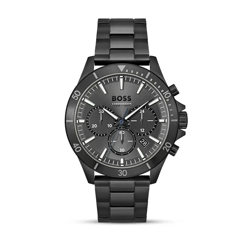 Hugo Boss Troper Chronograph Black Dial Men's Watch | 1514058