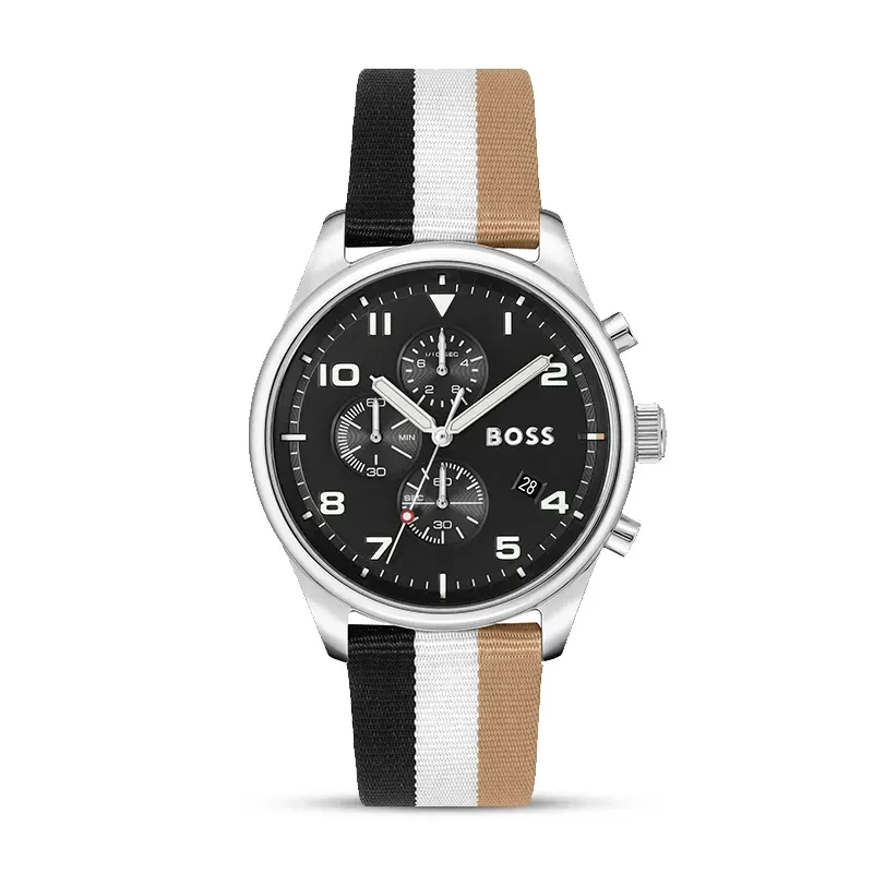 Hugo Boss View Chronograph Black Dial Men's Watch | 1514062