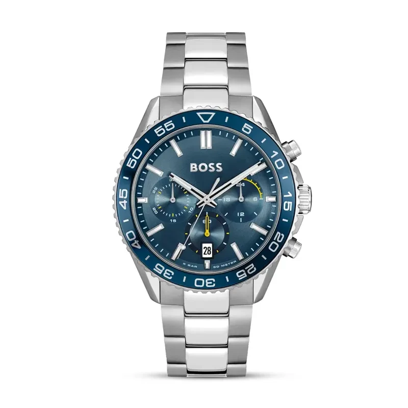 Hugo Boss Runner Chronograph Blue Dial Men's Watch | 1514143
