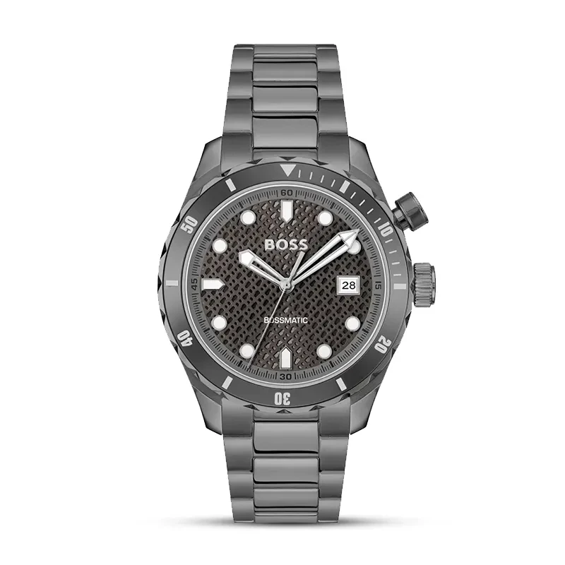 Hugo Boss Bossmatic Hybrid Automatic Grey Dial Men's Watch | 1514213