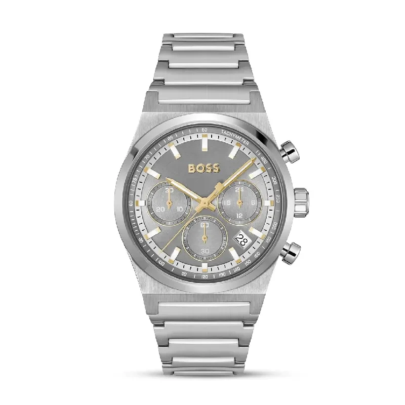 Hugo Boss Candor Chrono Grey Dial Men's Watch | 1514221