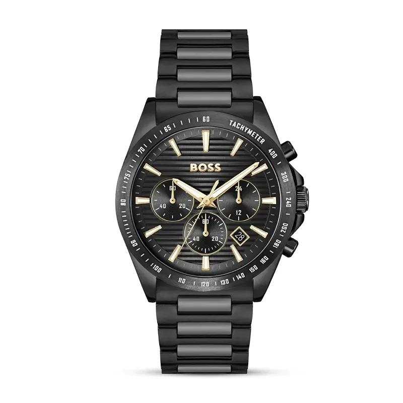 Hugo Boss Strike Chrono Black Dial Men's Watch | 1514291