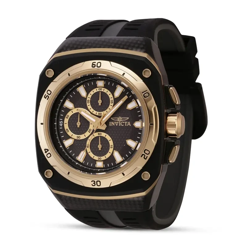 Invicta Speedway 46110 Chronograph Textured Black Dial Men's Watch