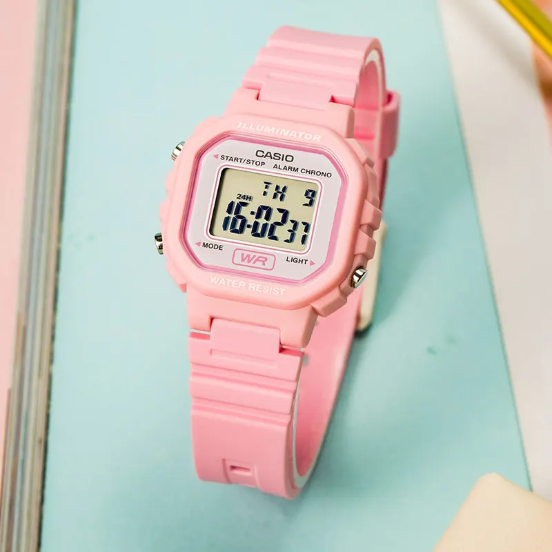 Casio POP LA-20WH-4A1 Youth Digital Dial Pink Ladies Watch