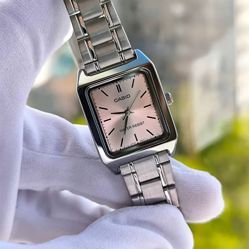 Casio Enticer Light Pink Dial Ladies Watch | LTP-V007D-4E