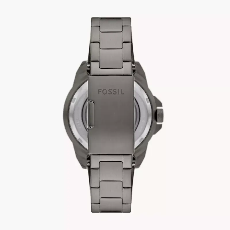 Fossil Bronson Automatic Smoke Stainless Steel Men's Watch | ME3218