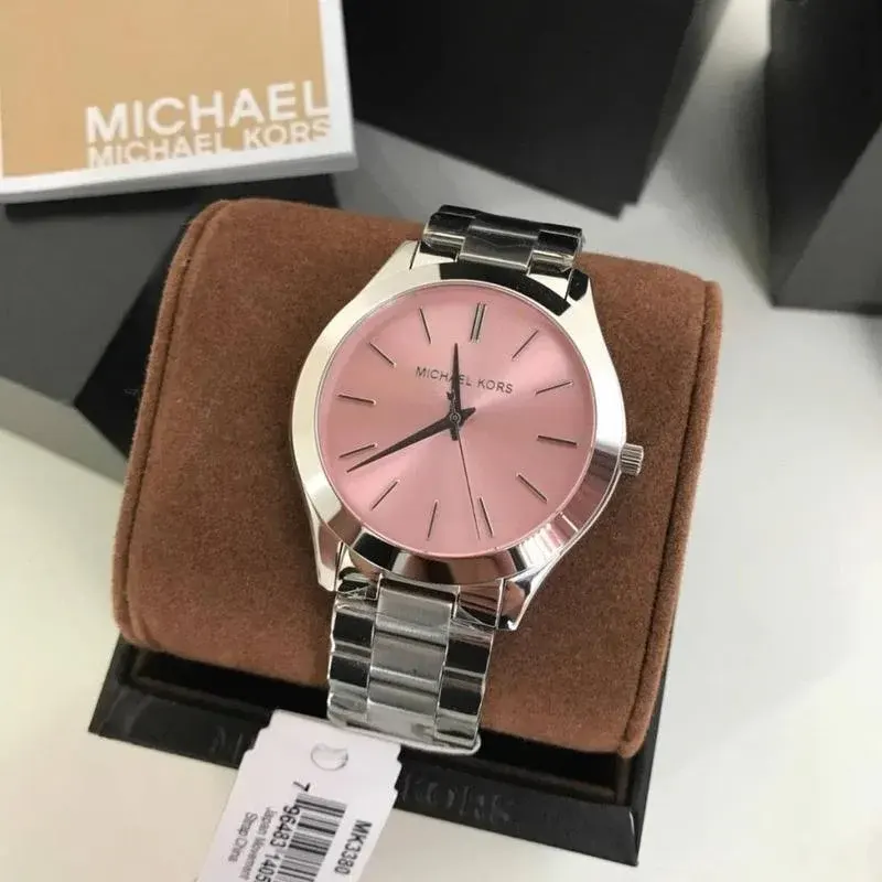 Michael Kors Slim Runway Pink Dial Ladies Watch | MK3380