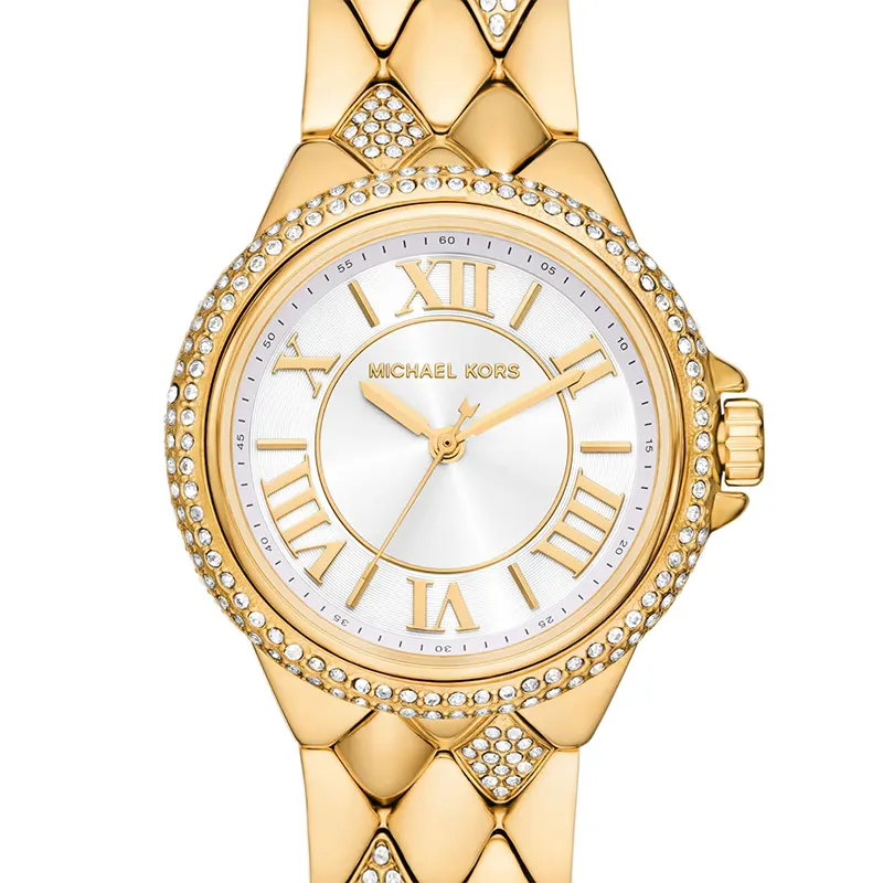 Michael Kors Mini Camille Pavé White Dial Ladies Watch | MK4801