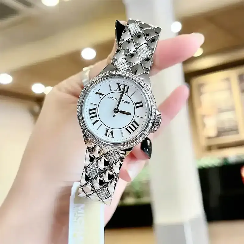 Michael Kors Mini Camille Pavé Silver Dial Ladies Watch | MK4804