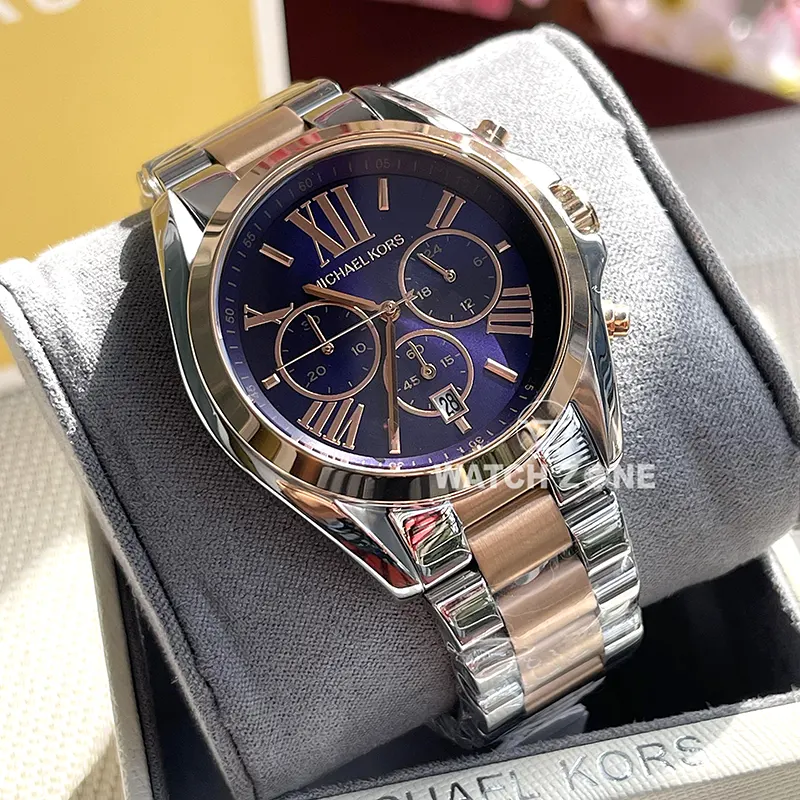 Michael Kors Bradshaw Chronograph Blue Dial Watch | MK5606