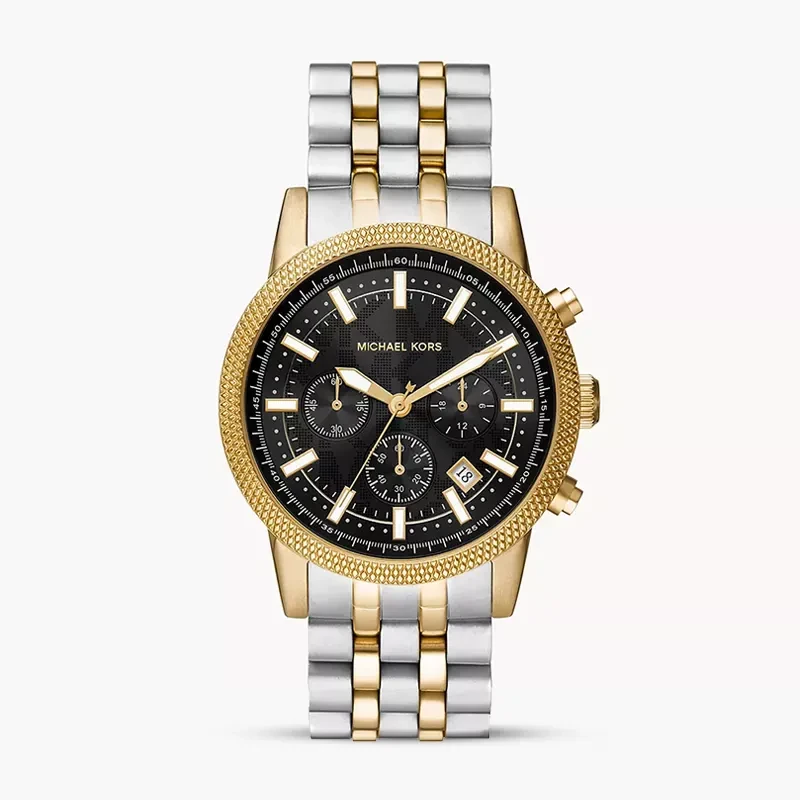 Michael Kors Hutton Chronograph Black Dial Men's Watch | MK8954