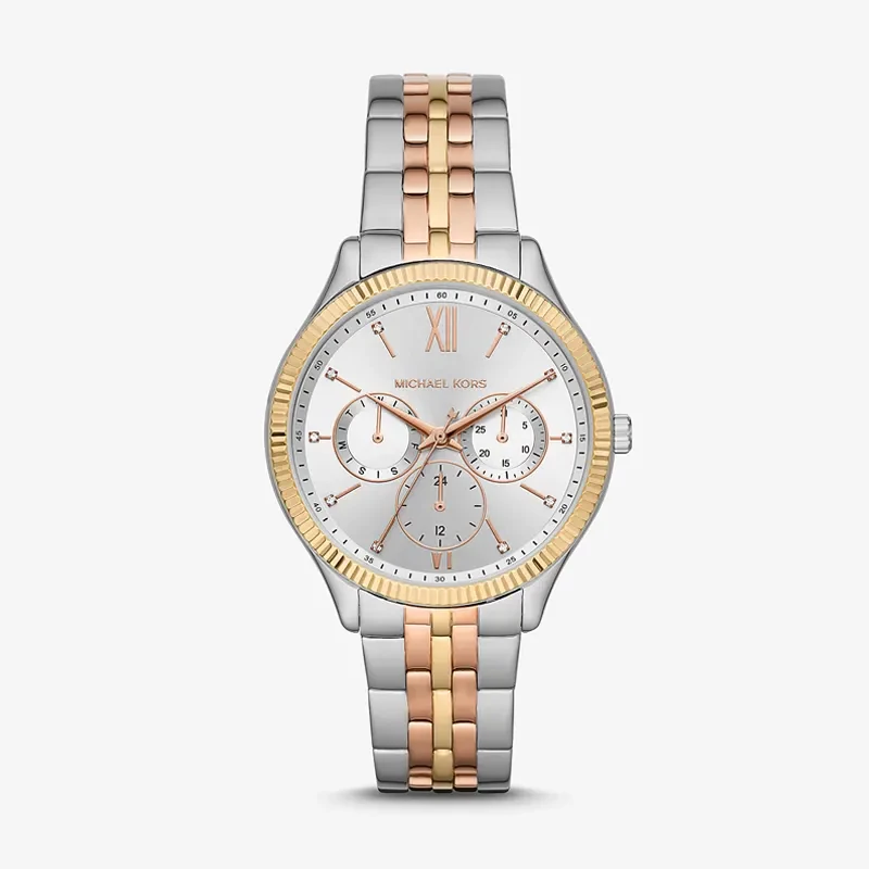 Michael Kors Oversized Benning Tri-Tone Ladies Watch | MK443