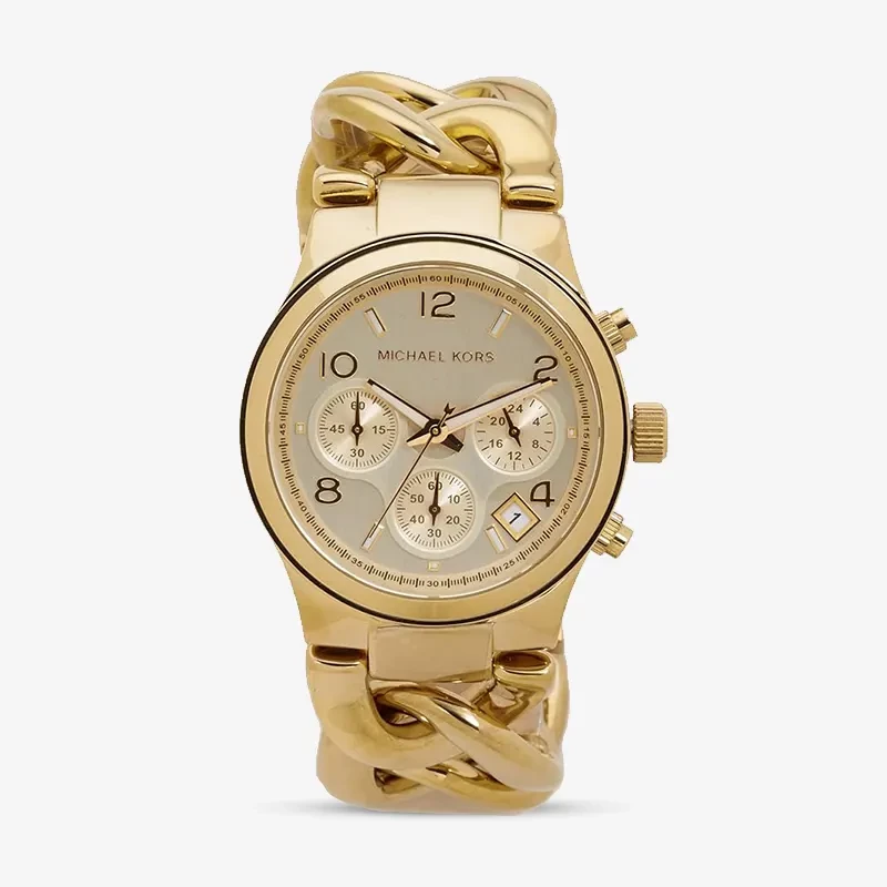 Michael Kors Runway Chronograph Gold-tone Ladies Watch | MK3131