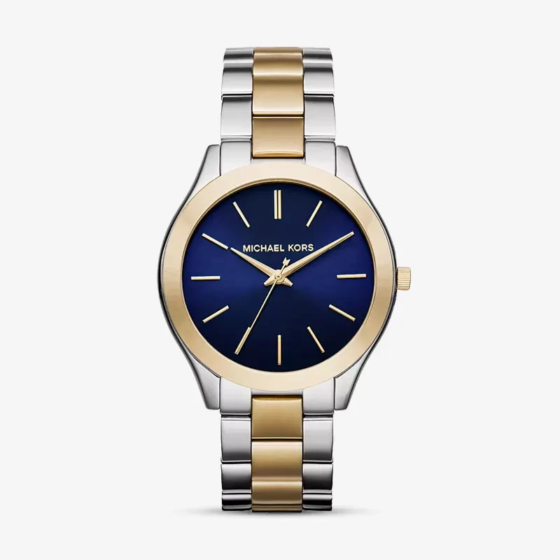 Michael Kors Slim Runway Blue Dial Two-tone Ladies Watch | MK3479