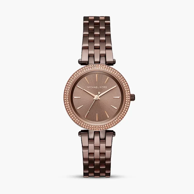 Michael Kors Mini Sable Brown Dial Ladies Watch | MK3553