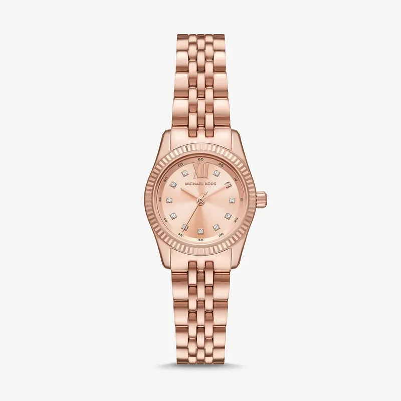 Michael Kors Petite Lexington Pavé Rose Gold-Tone Ladies Watch | MK4739