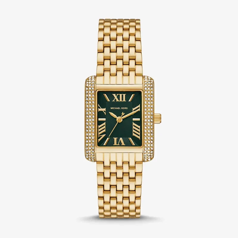 Michael Kors Petite Emery Pavé Gold-Tone Ladies Watch | MK4742