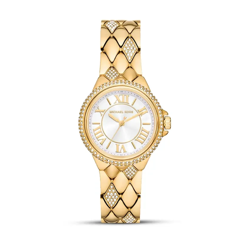 Michael Kors Mini Camille Pavé White Dial Ladies Watch | MK4801