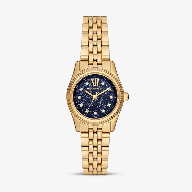 Michael Kors Petite Lexington Faux Moonstone Dial Gold-Tone Ladies Watch | MK4802