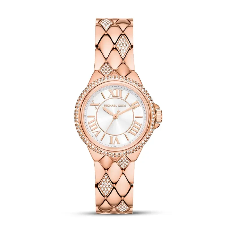 Michael Kors Mini Camille Pavé Rose Gold Ladies Watch | MK4810