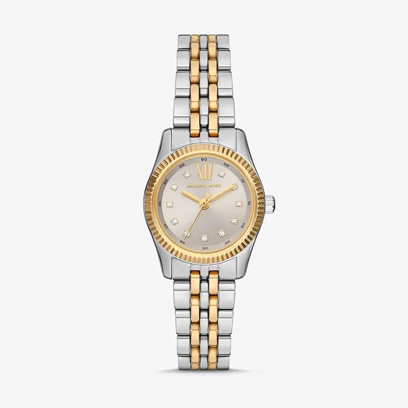 Michael Kors Petite Lexington Oyster Sunray Dial Two-Tone Ladies Watch | MK4815