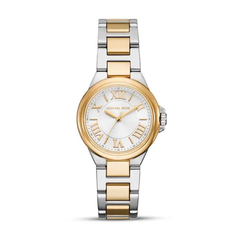 Michael Kors Camille Silver Dial Two-Tone Ladies Watch | MK4990