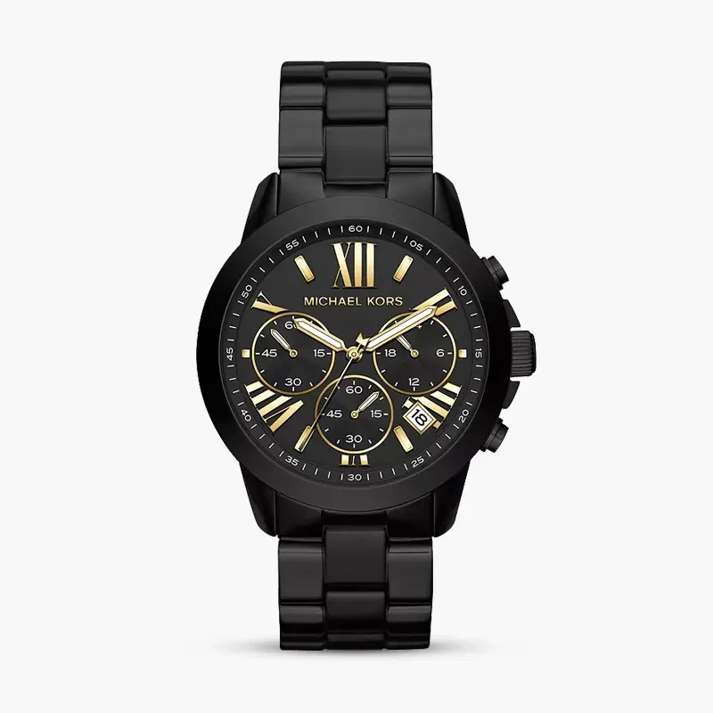 Michael Kors Brecken Chronograph Black Dial Watch | MK6302